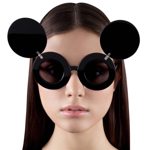 Jeremy Scott Accessories - Jeremy Scott Linda Farrow Mickey Mouse Sunglasses